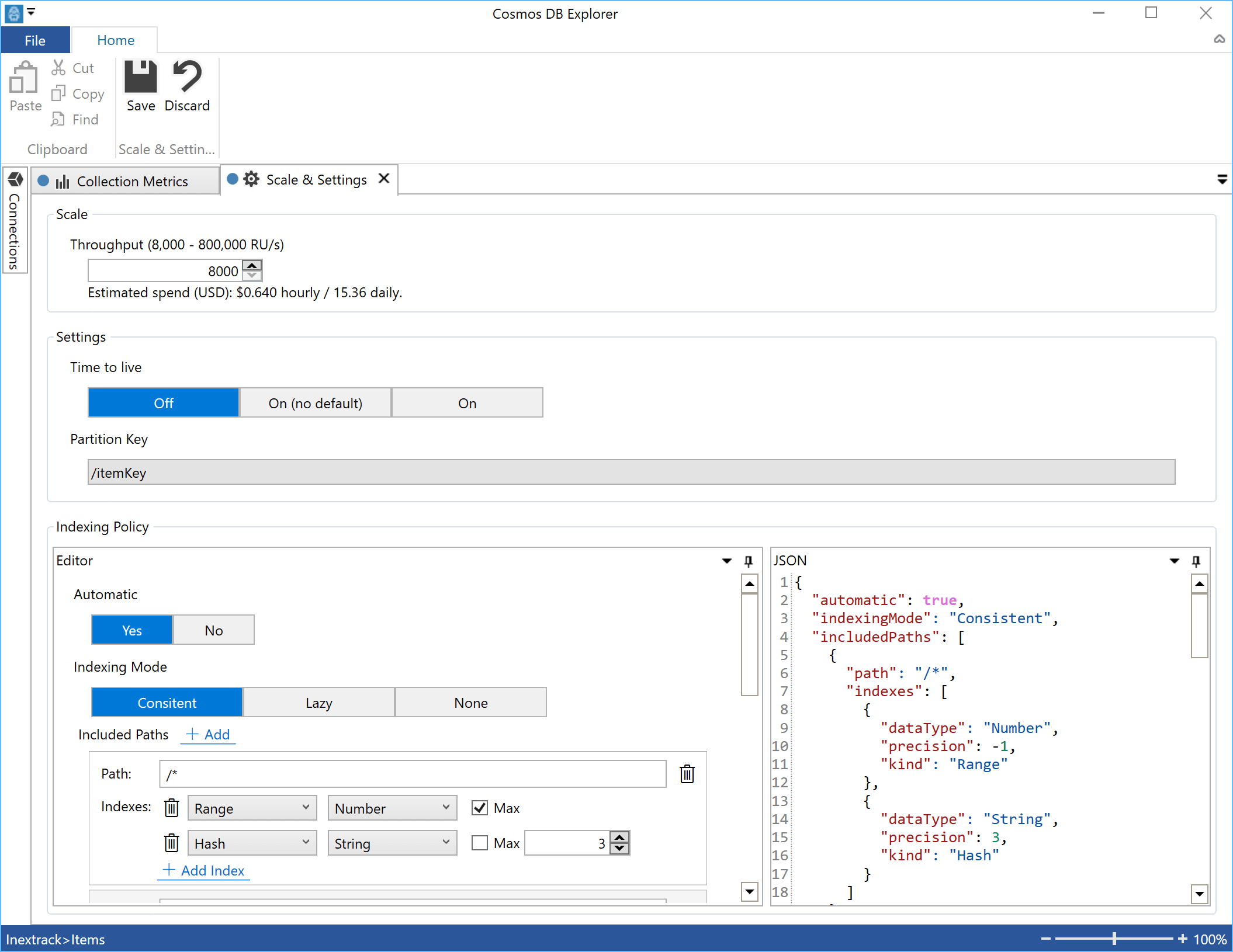 Scale & Settings